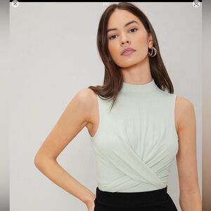 Sleeveless Mint Green Top